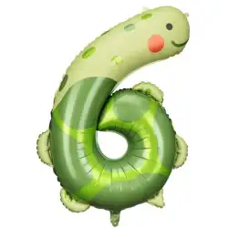 Цифра черепаха 6