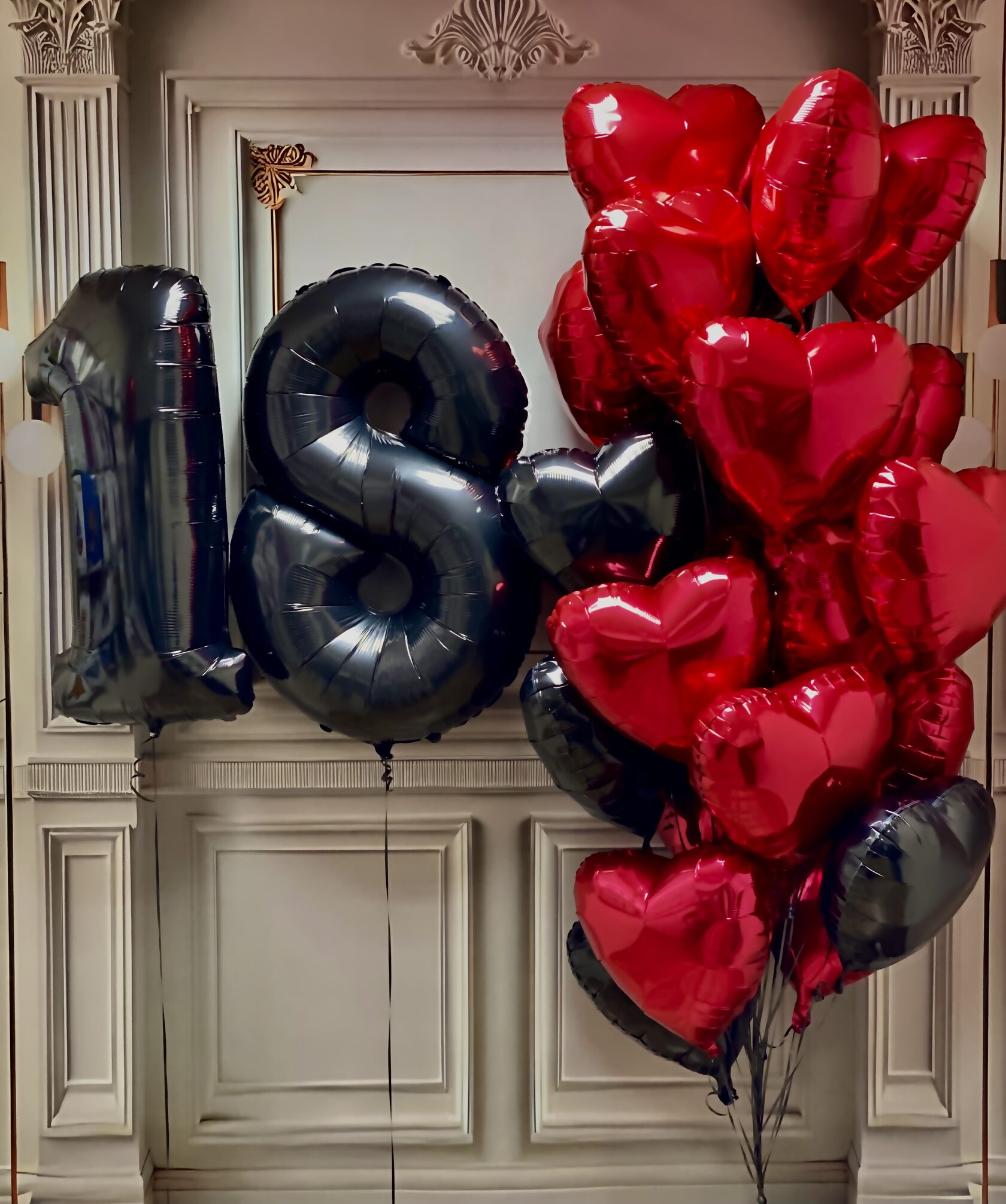 Black & Red Balloons 4001