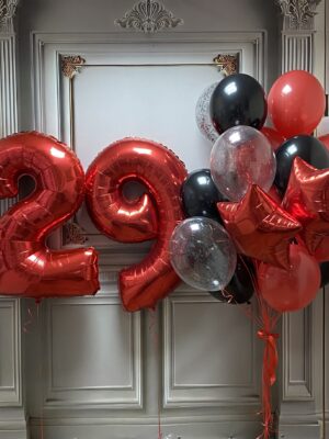 Black & Red stars 4099