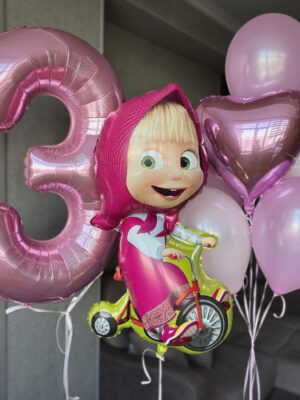 Masha on a bicycle 1111