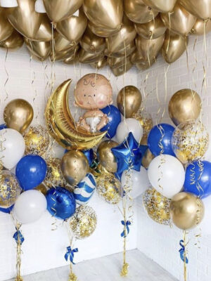 Gold & Blue Baby Set 3072