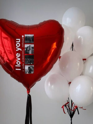 I Love You с фотолентой 3040