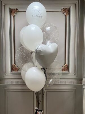 White Elegance Happy Birthday 1119