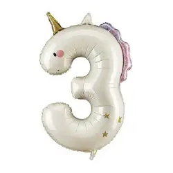 Цифра единорог 3