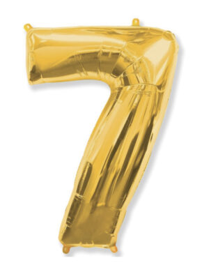 Цифра золото 7