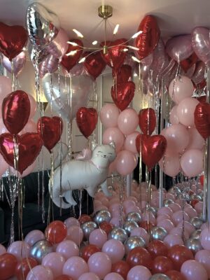 Composition "Kitty in Hearts" 6008