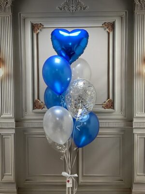 Blue and white 38