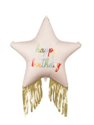 Фольгована зірка happy