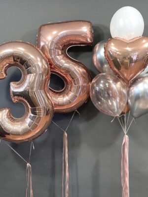 Rose Gold С цифрами 1026