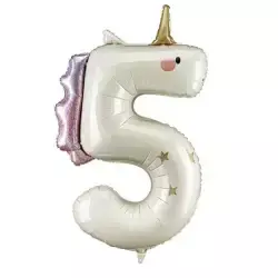 Цифра единорог 5